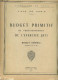 Budget Primitif De Fonctionnement De L'exercice 1971 - Budget General (sections A Et B) - Prefecture De Paris, Ville De - Ile-de-France