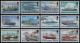 BAT / Brit. Antarktis 1993 - Mi-Nr. 203-214 ** - MNH - Schiffe / Ships (II) - Unused Stamps