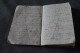 Delcampe - RARE Unique Manuscrit 1812,Oeuvres De Menuiserie,42 Pages, 16 Cm. Sur 10 Cm. - Manuscripten