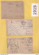 Delcampe - DDEE 746 - Collection De Cachets De FORTUNE De TOURNAI 1918/1919 - TB Ensemble De 15 Documents + Divers - Noodstempels (1919)