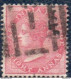 British India 1866 Victoria 8 A Carmin Cancelled 2301.0807 WM Elephant Head Tight White Paper - 1858-79 Crown Colony