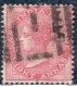 British India 1866 Victoria 8 A Carmin Cancelled 2301.0807 WM Elephant Head Tight White Paper - 1858-79 Compañia Británica Y Gobierno De La Reina