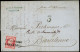 Let EMPIRE NON DENTELE - 17B  80c. Rose, Obl. ESTRANGERO/BARCELONA S. LAC De Marseille Du 28/4/62, Arr. 30/4, TB - 1849-1876: Periodo Clásico