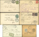 Let Colonies, 3 LST, 3 Env., 8 CP Et Une Bande, Affrts Et Oblitérations Diverses, 1838-1946, à étudier - Collections (with Albums)