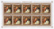 Burundi Nº 479sd Al 482sd SIN DENTAR En Hojas 10 Series - Unused Stamps