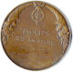Philips : Ste An Belge -1934 -1944 Aan G De Branbander -Medaille Getekend Josüe Dupon - Profesionales / De Sociedad
