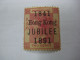 HONG KONG 1891 JUBILEE 50th ANNIVERSARY STAMP, SUPERB MLH  SG 51 - Neufs