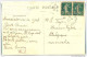 _G986: Carte Postale: LOURDES -Mosaïque:L(Incarnationc 5c+5c Semeuse: - AK: ROUSBRUGGE-HARINGHE 20.IV1917:.zegel Beschad - Zona Non Occupata