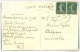 _G986: Carte Postale: LOURDES -Mosaïque:L(Incarnationc 5c+5c Semeuse: - AK: ROUSBRUGGE-HARINGHE 20.IV1917:.zegel Beschad - Zona No Ocupada