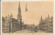 Belgium Postcard Sent To France Bruxelles 14-9-1938 General View Of The Market Place - Mehransichten, Panoramakarten