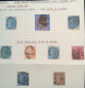 India 1865 Etc… 13 Queen Victoria Stamps Incl. Some Scarce Postmarks - 1858-79 Kolonie Van De Kroon