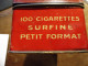 Delcampe - BOITE A CIGARETTES  En Métal  " Le Khédive "  Avec Nombreux Blasons Des Pays Clients   Dimensions = 15 X 7 X 5cm - Schnupftabakdosen (leer)