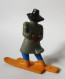 FIGURINE INSPECTEUR GADGET - Inspecteur Gadget A Skis - BANDAI 1983 (2) - Otros & Sin Clasificación