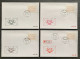 België, 1981, ATM1/6, Volledige Reeks (24st) FDC Omslagen 6-9-14-59, OBP 15€ - Covers & Documents