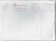 Vatican 2004 Priority Cover Fragment Meter Stamp Neopost Electronic Slogan Caritas Internationalis Charity International - Lettres & Documents