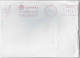 Vatican 2004 Priority Cover Fragment Meter Stamp Neopost Electronic Slogan Caritas Internationalis Charity International - Covers & Documents