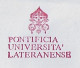 Vatican 2000 Fragment Meter Stamp Neopost Electronic Pontificia Università Lateranense Pontifical Lateran University - Cartas & Documentos