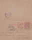 Carte Lettre Monaco - Bruxelles Belgique 1897 - Postal Stationery