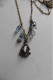 Delcampe - Collier Créateur Michal Golan Pendentif Cristaux Swarovski Bleu Clair Bluebell Collection 2023 - Necklaces/Chains