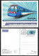 Hong Kong,China 2023 Develop Of Railway Services Train,Railway,8V Postcard Set,Stamp Postmarked With First Day (**) RARE - Brieven En Documenten