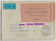 Denmark 1977 Airmail Cover Sent From Slagelse To Blumenau Brazil 3 Stamp Complete Series Crafts - Cartas & Documentos