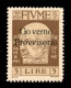 Occupazioni I Guerra Mondiale - Fiume - 1921 - 5 Lire D'Annunzio (162) - Gomma Integra - Sonstige & Ohne Zuordnung