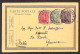 Europa - Belgio - 1922 - Due Cartoline Postali Con Affrancature Complementari Per Genova - Otros & Sin Clasificación