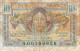 BON - BILLET - MONNAIE - TRÉSOR FRANÇAIS - 10 FRANCS - N° A 00189826 TERRITOIRES OCCUPES VENTE EN L'ETAT - 1947 French Treasury