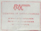 Portugal 1988 Cover Fragment Meter Stamp Frama Slogan National Road Co. From Lisbon Areeiro Agency Transport Bus - Bussen