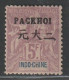 PAKHOI - N°16 * (1903-04) 5fr Lilas - Unused Stamps