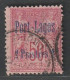 PORT LAGOS - N°5 Obl (1893) 2p Sur 50c Rose - Used Stamps