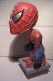 SPIDER-MAN - SPIDERMAN   - FIGURINE ( Résine  - Tete Articulée) - Spiderman