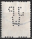Perfin JPW (N.V. J.P. Wijers' Industrie- En Handelsondern) In 1926 Type Veth 10 Ct Rood Tweezijdige Roltanding NVPH R 25 - Gezähnt (perforiert)