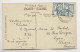 QUEENSLAND 1/2DX2 CARD FANTAISIE GREETINGS XMAS 1910 TO FRANCE - Brieven En Documenten