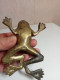 Delcampe - Grenouille En Bronze XIXème 13 Cm X 9 Cm Signé - Bronzes