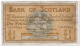 SCOTLAND,BANK OF SCOTLAND,1 POUND,1950,P.96b,FINE - 1 Pond