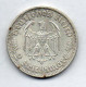 GERMANY - THIRD REICH, 2 Reichs Mark, Silver, Year 1934-F, KM # 84 - 2 Reichsmark