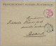 LUXEMBOURG - 1885 FRANÇOIS SCHMIT - ECHTERNACH HUISSIER - 10c Allegory To DIEKIRCH Frederic Francois Avocat - 1882 Allegorie