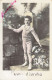 NOUVEL AN - Bonne Année - Happy New Year - Portrait Enfant - Carte Postale Ancienne - New Year