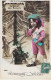 NOUVEL AN - Bonne Année - Happy New Year - Portrait Enfant - Carte Postale Ancienne - New Year