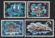 Wallis & Futuna 1972 - Mi-Nr. 238-241 ** - MNH - Pirogen - Unused Stamps