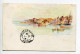 06 BEAULIEU Sur MER Illustrateur LESSIEUX Port Bateaux 1909 écrite Timb    D12 2019  - Lessieux