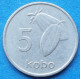 NIGERIA - 5 Kobo 1973 "Cocoa Beans" KM# 9.1 Republic (1963) - Edelweiss Coins - Nigeria