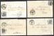 18 (20x) Sur Lettres De Bruxelles Vers Lierre  En 1869 (lot 432) - 1865-1866 Profil Gauche