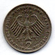 GERMANY - FEDERAL REPUBLIC, 2 Mark, Copper-Nickel, Year 1974-G, KM # 124 - 2 Mark