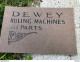 Catalogue DEWEY Ruling Machinery And Attachments Factory PLAINFIELD ST SPRINGFIELD / MACHINES D'IMPRIMERIE ? PRESSES ? - Non Classificati