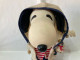 SNOOPY BAMBOLOTTO IN GOMMA DURA VINTAGE+DUE SPILLE PINS SNOOPY ALTO CM.22. - Altri & Non Classificati