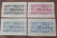 FRANCE - AIDE AUX MUSICIENS - PARIS 1944 - 4 Blocs Vignettes Différents De 12 Timbres Chacun - Dentelés - Briefmarkenmessen