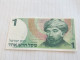 Israel-1 SHEQEL MAIMONIDES RAMBAM-(1986-1988)(497)(NO SIGNATURE)-(3904003530)-U.N.C-bank Note - Israele