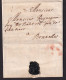 342/40 - Lettre Précurseur 1715 De ANTWERPEN à Bruxelles - Port 6 Stuivers à L' Encre , Corrigé à 2. - 1621-1713 (Paesi Bassi Spagnoli)